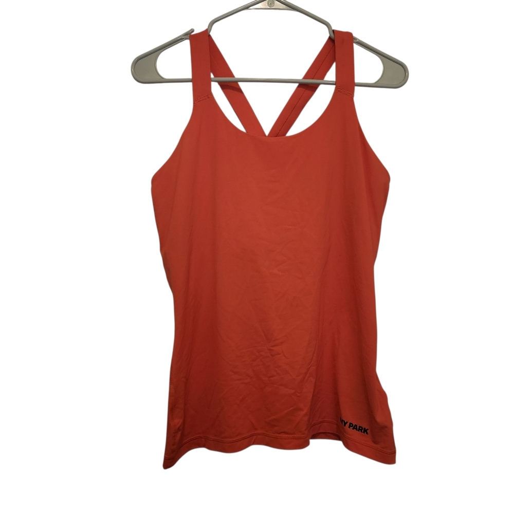 IVY PARK Coral Built-in Bra Moisture Wicking Athletic Tank Beyonce